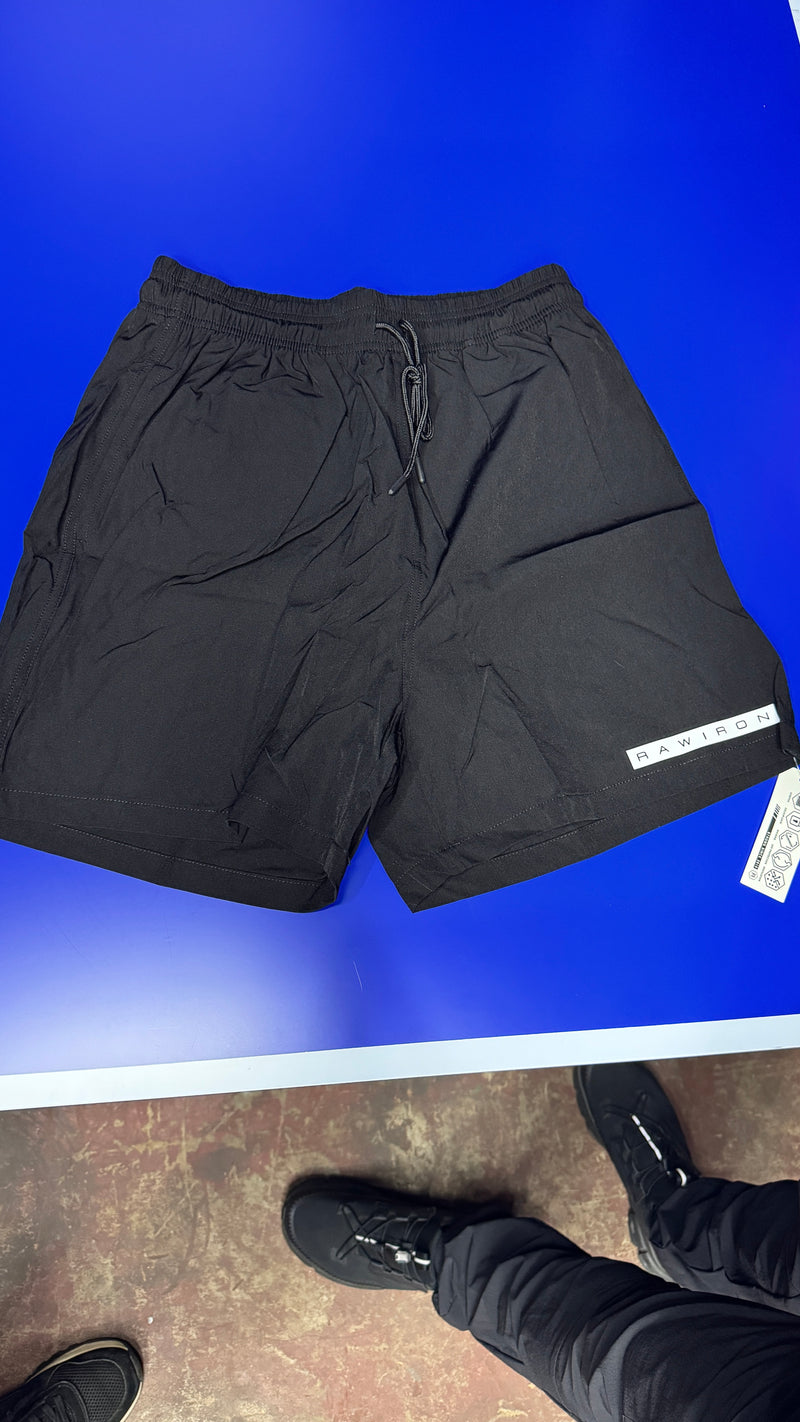 Men's Shorts Black 'White box logo'