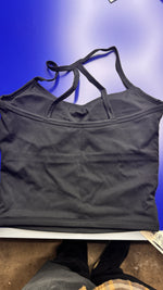 Tank Top Black Back-Strap